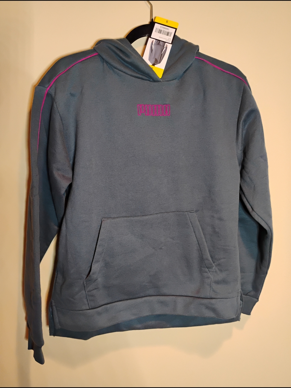 Puma Women's Crewneck Hoodie with Red Trim Small